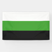 Neutrois trots spandoek (Horizontaal)