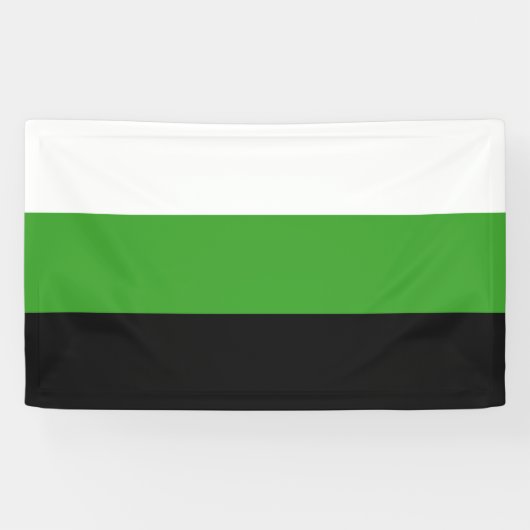 Neutrois trots spandoek (Horizontaal)