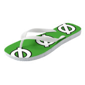 Neutrois trots teenslippers (Schuin)