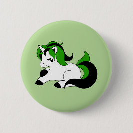 Neutrois unicorn ronde button 5,7 cm