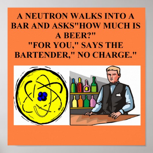 neutron physics grap poster (Voorkant)