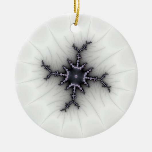 Neutron Star - Fractal Art Keramisch Ornament (Voorkant)