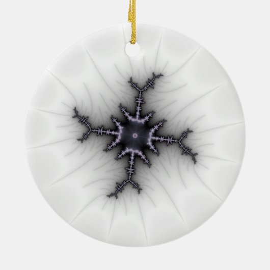 Neutron Star - Fractal Art Keramisch Ornament (Achterkant)