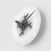 Neutron Star - Fractal Art Ronde Klok (Hoek)