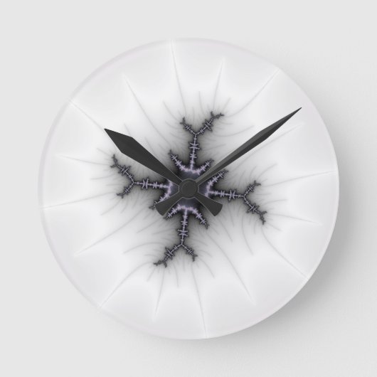 Neutron Star - Fractal Art Ronde Klok (Voorkant)