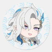 Neuvillette Sticker Genshin Impact (Voorkant)