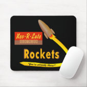 Nev-R-late Neutrino Rockets - mousepad Muismat (Met muis)
