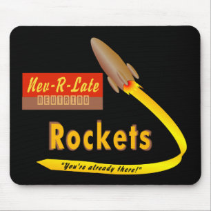 Nev-R-late Neutrino Rockets - mousepad Muismat