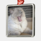Neva Masquerade kat gaapt Metalen Ornament (Links)