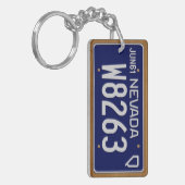Nevada 1961  Licence Bord Sleutelhanger (Voorkant Links)