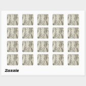 Nevada 2 vierkante sticker (Vel)