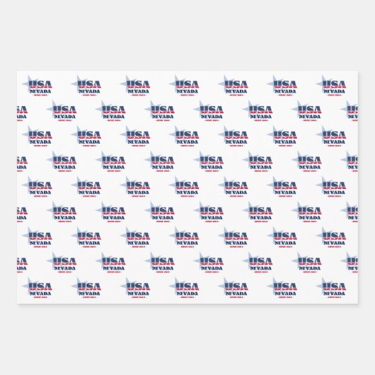 Nevada, 50 Staten, Liberty Bell Inpakpapier Vel (Voorkant)