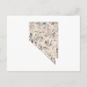 Nevada  Afbeelding Kaart Antiek State Chart (Voorkant)