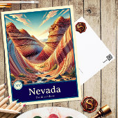Nevada | Anime Style Cel Shaded Briefkaart