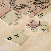 Nevada Antiek kaart Colorful State Las Vegas Legpuzzel (Zijkant)