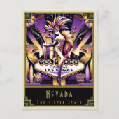 Nevada | Art. Deco Briefkaart (Voorkant)