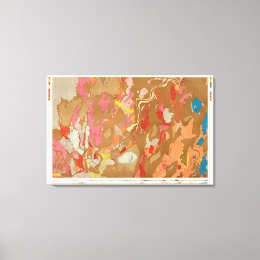 Nevada Basin Geological Canvas Afdruk (Voorkant)