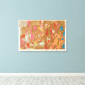 Nevada Basin Geological Canvas Afdruk (Insitu (Houten vloer))