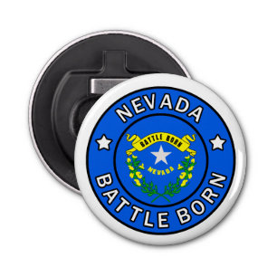 Nevada Battle Born Button Flesopener