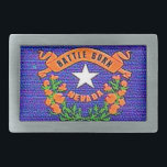 Nevada Battle Born Gesp<br><div class="desc">Nevada's staatsnaam is Battle Born en het is Motto voor ons land.</div>