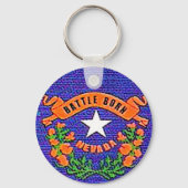 Nevada Battle Born Sleutelhanger (Voorkant)
