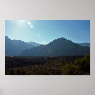 Nevada Bergwoestijn Poster
