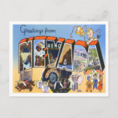 Nevada Big Letters Briefkaart (Voorkant)