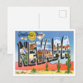 Nevada  Big Letters Briefkaart (Voorkant / Achterkant)
