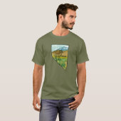 Nevada Bighorn Wildlife Desert Mountains T-shirt (Voorkant volledig)