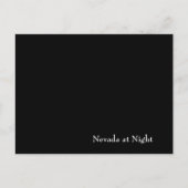 Nevada bij Night Briefkaart (Voorkant)