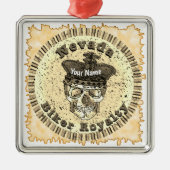 Nevada Biker  Metalen Ornament (Voorkant)