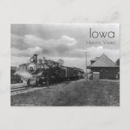 Nevada, Briefkaart station Iowa Train