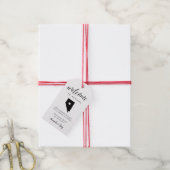Nevada bruiloft welkom cadeaulabel (Met Touw)