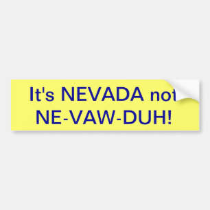 nevada bumbersticker bumpersticker
