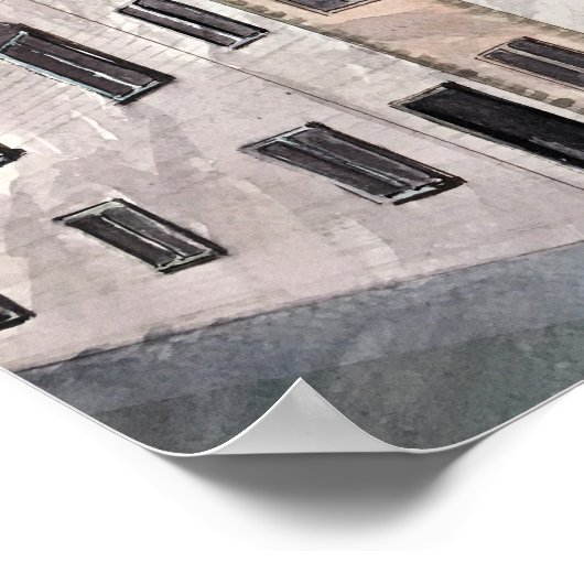 NEVADA CA-SCENES - WATERVERF POSTER (Hoek)