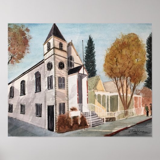 NEVADA CA-SCENES - WATERVERF POSTER (Voorkant)