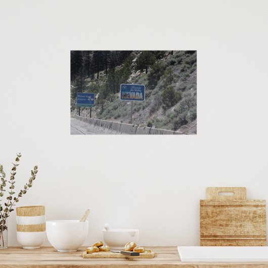 Nevada-Cailforinia Poster (Keuken)