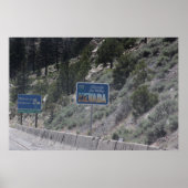 Nevada-Cailforinia Poster (Voorkant)