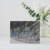 Nevada - California Border Briefkaart (Staand voorkant)