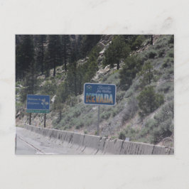 Nevada - California Border Briefkaart