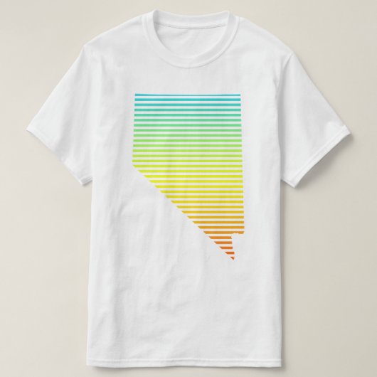 nevada chill fade t-shirt (Design voorkant)