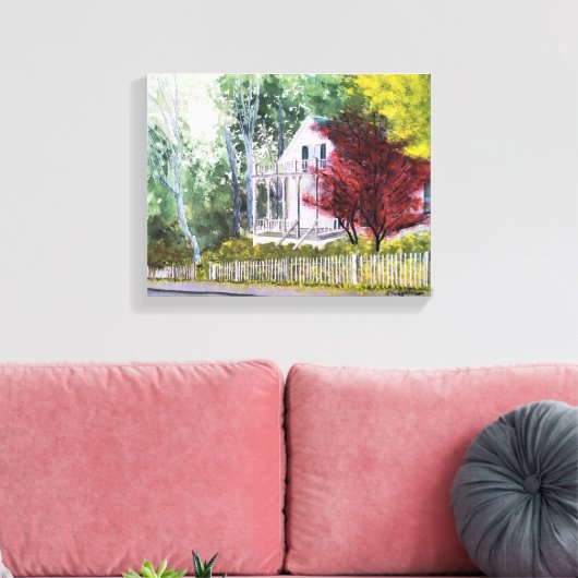 NEVADA CITY - HERFST CANVAS AFDRUK (Insitu (Woonkamer))