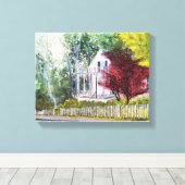 NEVADA CITY - HERFST CANVAS AFDRUK (Insitu (Houten vloer))