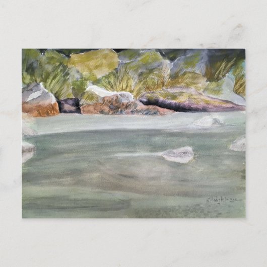 NEVADA CITY POST CARD BRIEFKAART (Voorkant)