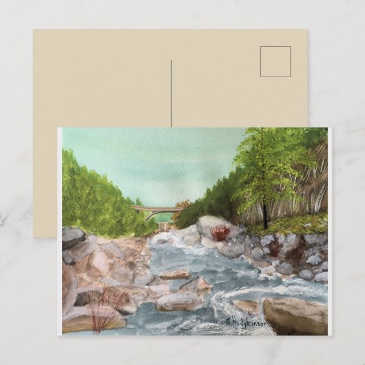 NEVADA CITY POST CARD BRIEFKAART (Voorkant / Achterkant)