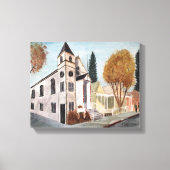NEVADA CITY - waterverf, verpakte canvas print (Voorkant)