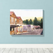 NEVADA CITY - waterverf, verpakte canvas print (Insitu (Houten vloer))