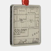 Nevada Colony Metalen Ornament (Rechts)