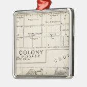 Nevada Colony Metalen Ornament (Links)