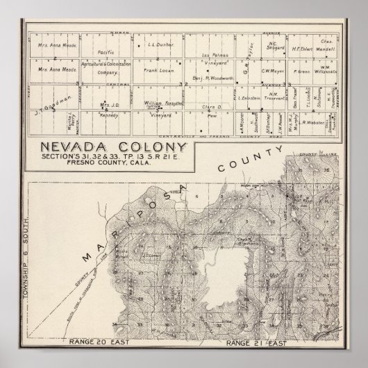 Nevada Colony Poster (Voorkant)